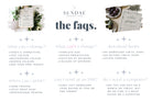 VINO Fun Wedding Menu Template | Hand-Drawn Menu Dinner Party | Food And Wine Illustrations | Instant Download Templett | Wedding Menu