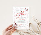 VINO Editable Christmas Menu Template | Printable Christmas Party Menu | Holiday Bar Sign | Digital Print | Instant Download Templett